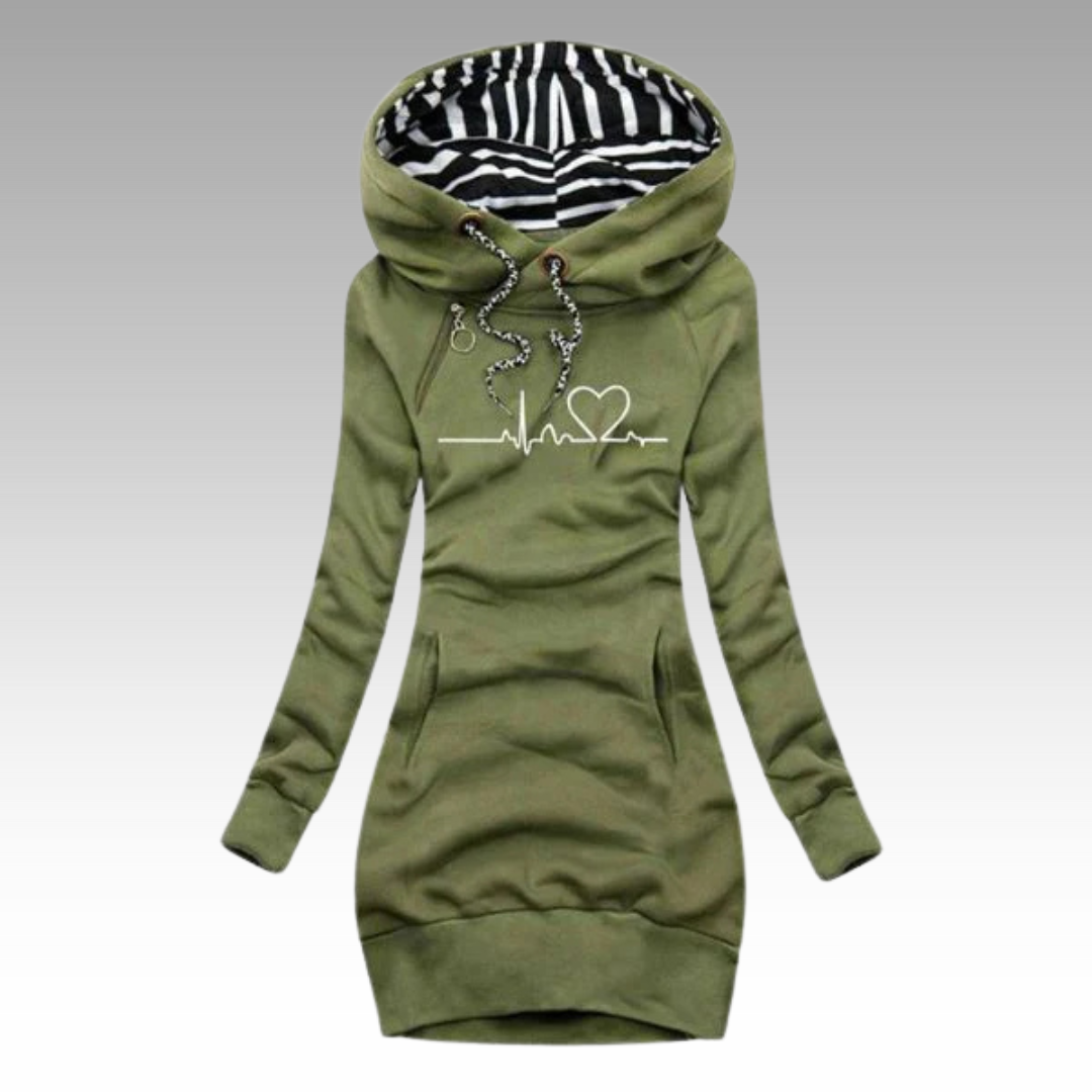 Knitelle™ - Stylish & Comfortable Knitted Dress with Print