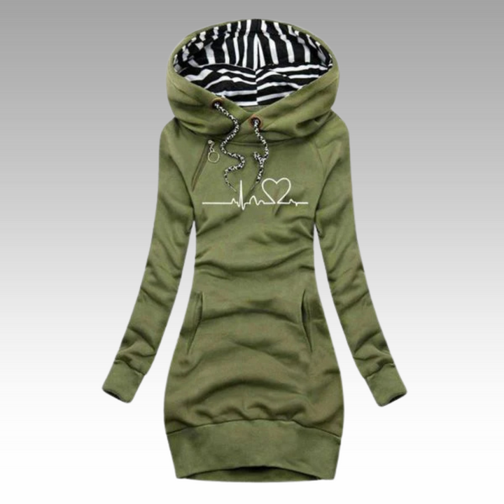 Knitelle™ - Stylish & Comfortable Knitted Dress with Print