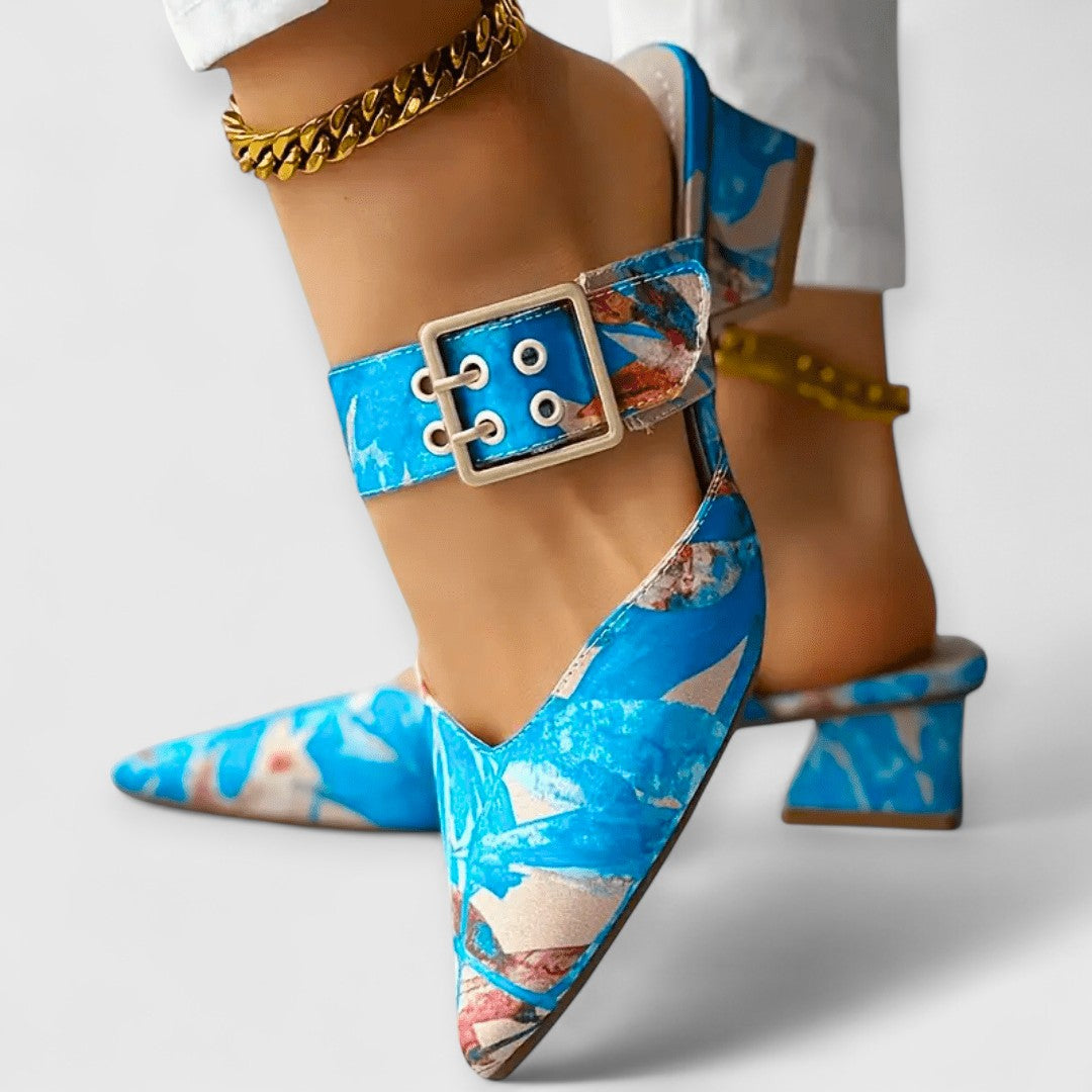 BELLO | Orthopaedic Colour Accent Heels for Women