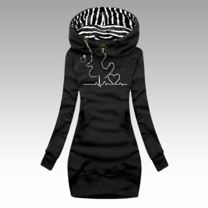 Knitelle™ - Stylish & Comfortable Knitted Dress with Print