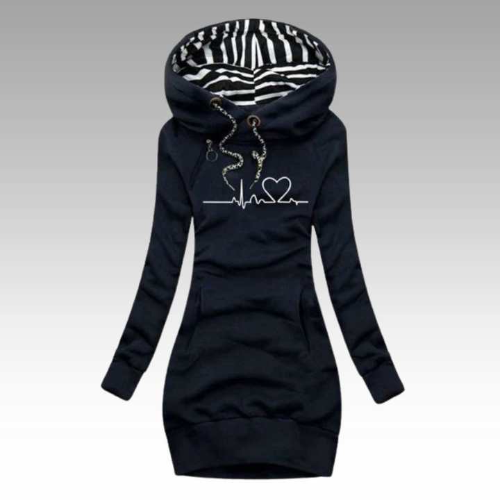 Knitelle™ - Stylish & Comfortable Knitted Dress with Print