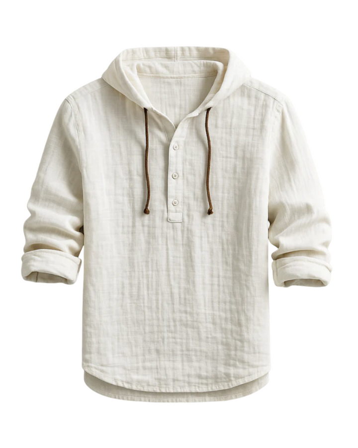 Ivy - Luxury Linnen Hooded Shirt