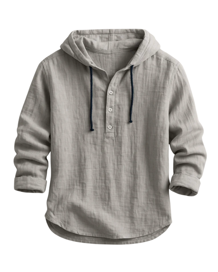 Ivy - Luxury Linnen Hooded Shirt