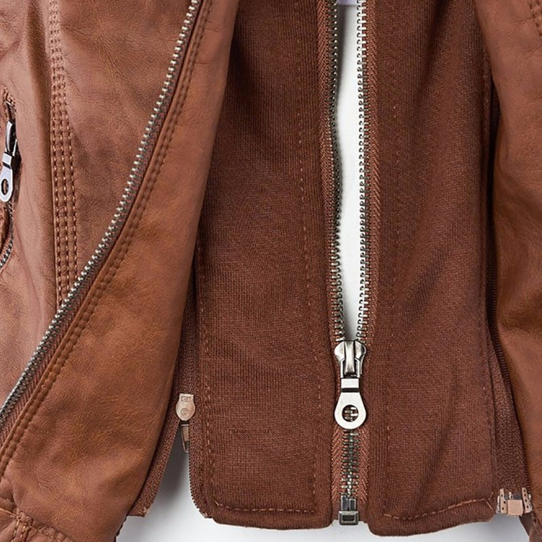 Monika | Durable and Elegant Leather Jacket