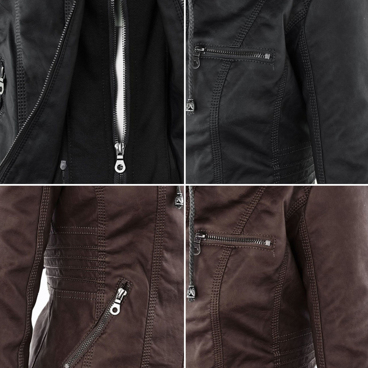 Monika | Durable and Elegant Leather Jacket