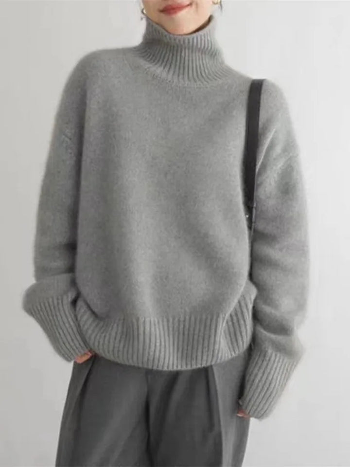 Isabella - High Neck Cashmere Jumper
