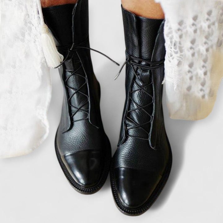 ALTHEA | Classic Lace-Up Ankle Boots