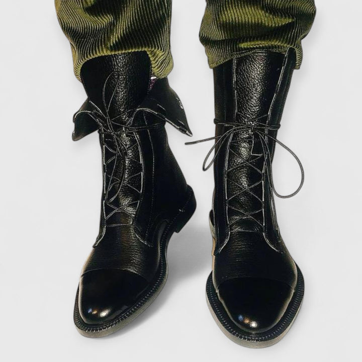 ALTHEA | Classic Lace-Up Ankle Boots