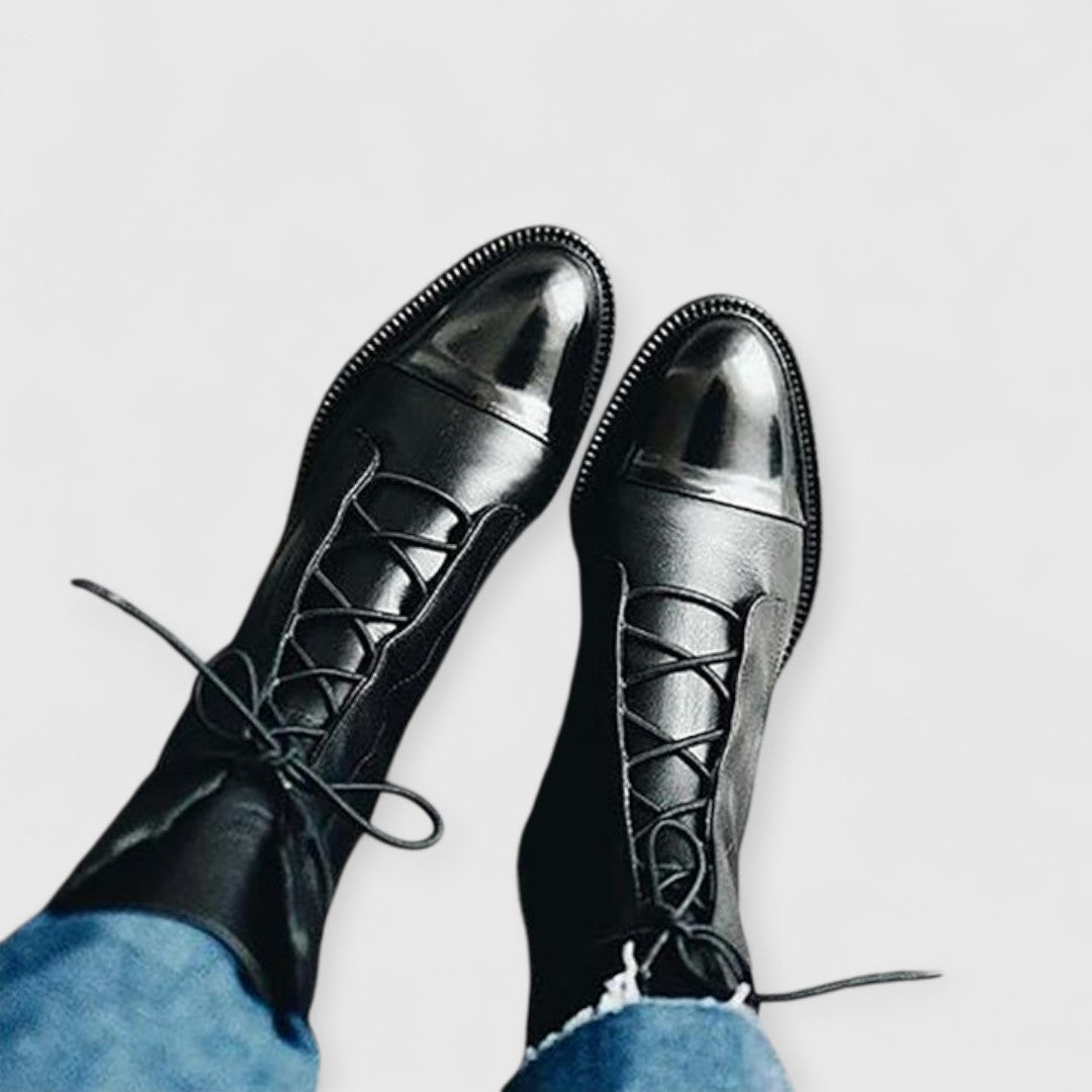 ALTHEA | Classic Lace-Up Ankle Boots