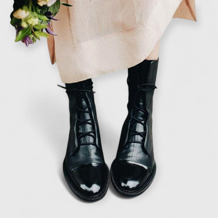 ALTHEA | Classic Lace-Up Ankle Boots