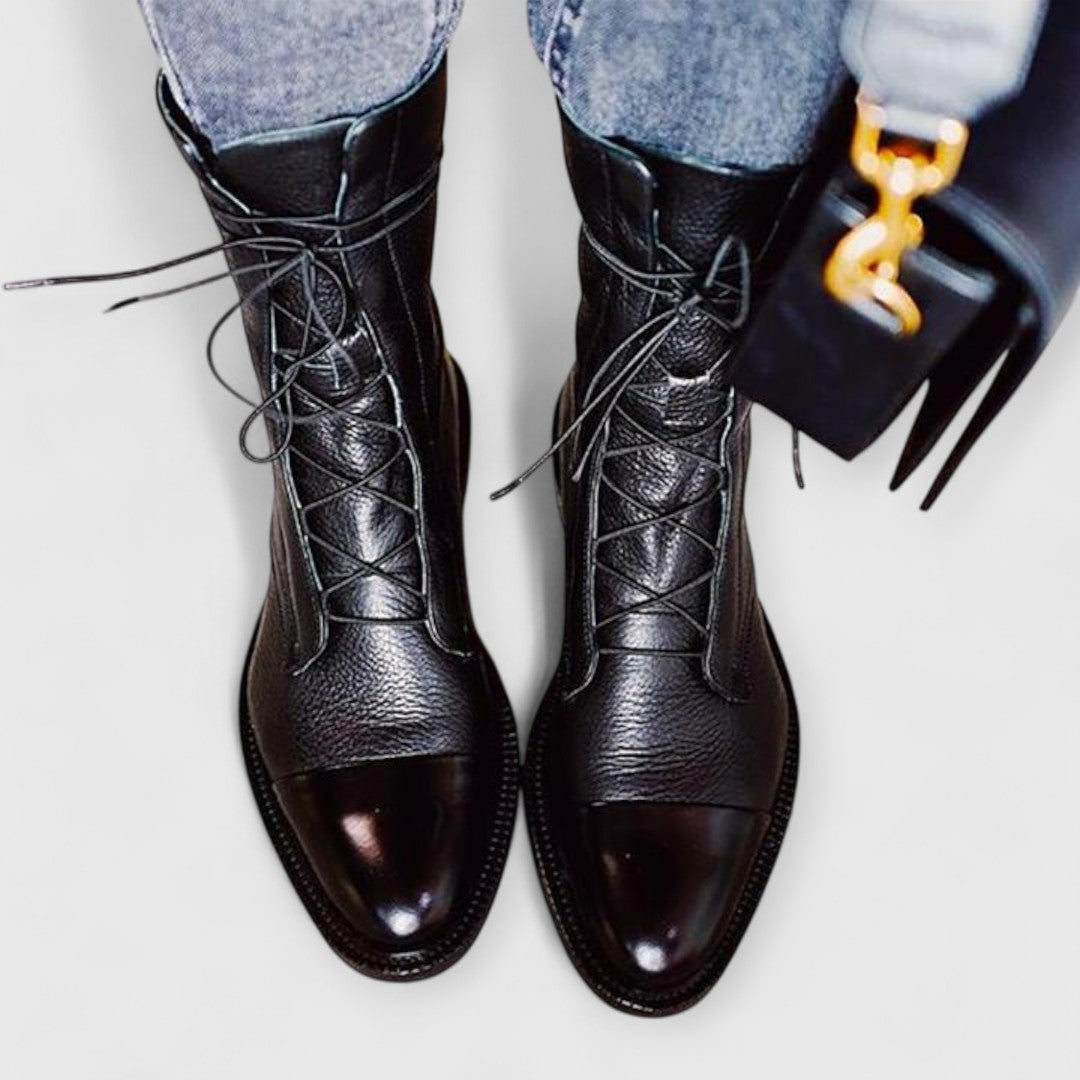 ALTHEA | Classic Lace-Up Ankle Boots