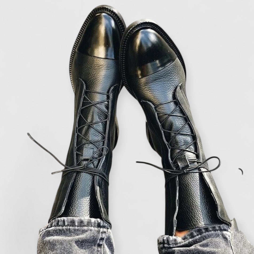 ALTHEA | Classic Lace-Up Ankle Boots