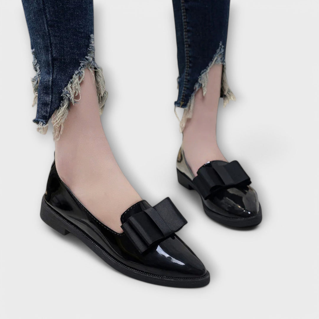 Liana | Premium Elegant Moccasins with Bow