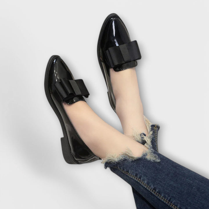Liana | Premium Elegant Moccasins with Bow