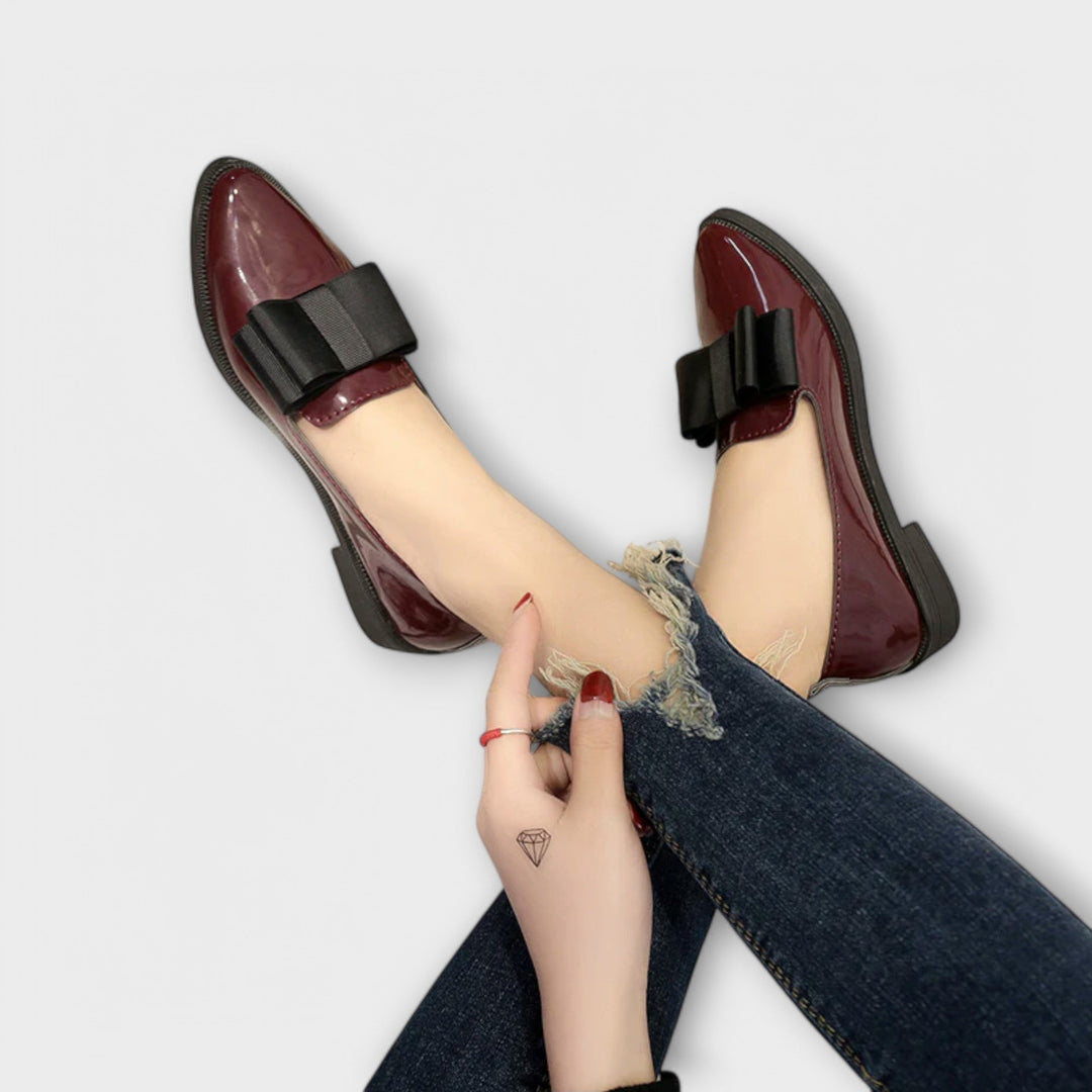Liana | Premium Elegant Moccasins with Bow