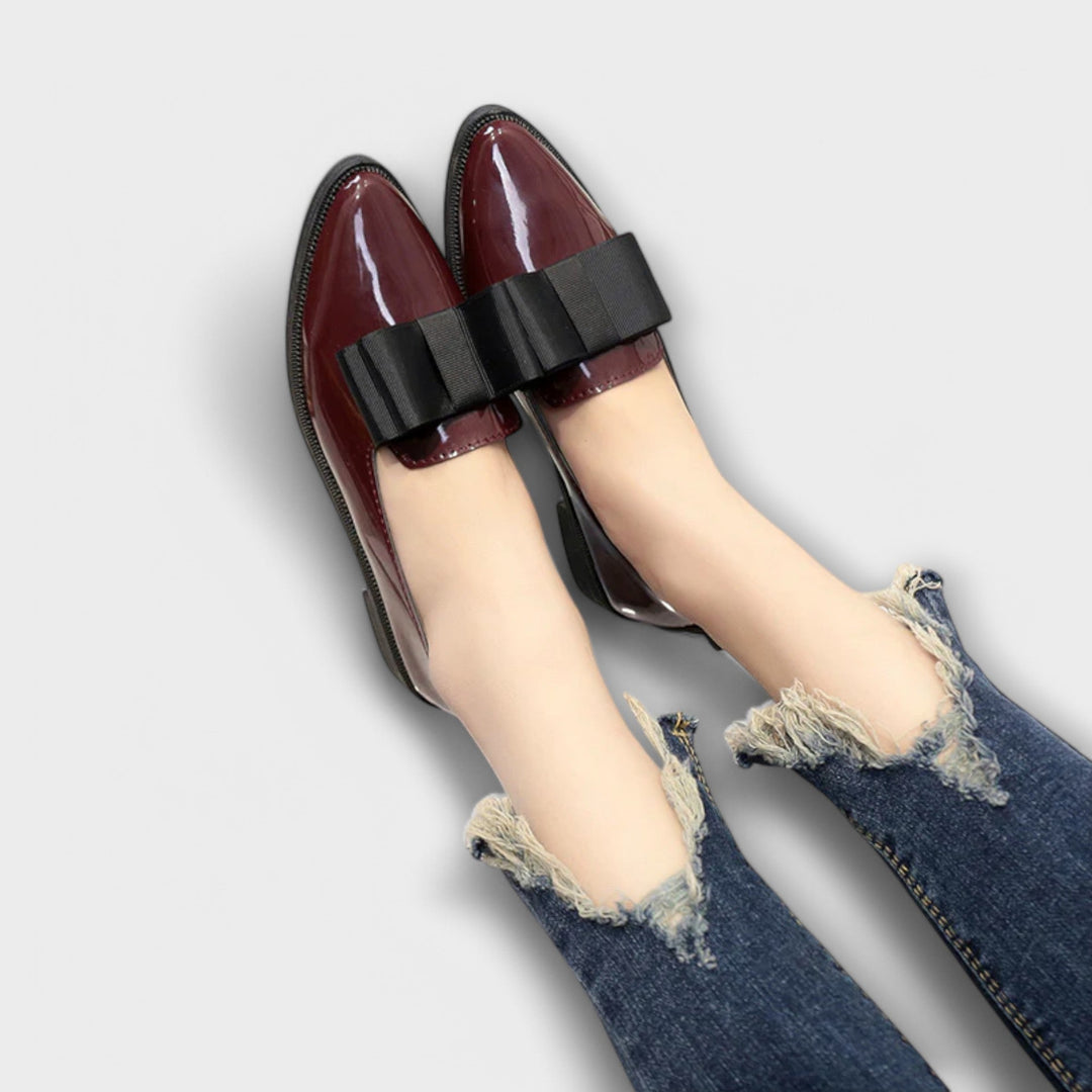 Liana | Premium Elegant Moccasins with Bow