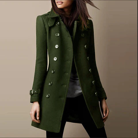 Cinzia™ | Long Coat, Handcrafted
