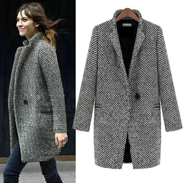CHELSEA™ | LONG CHECK COAT