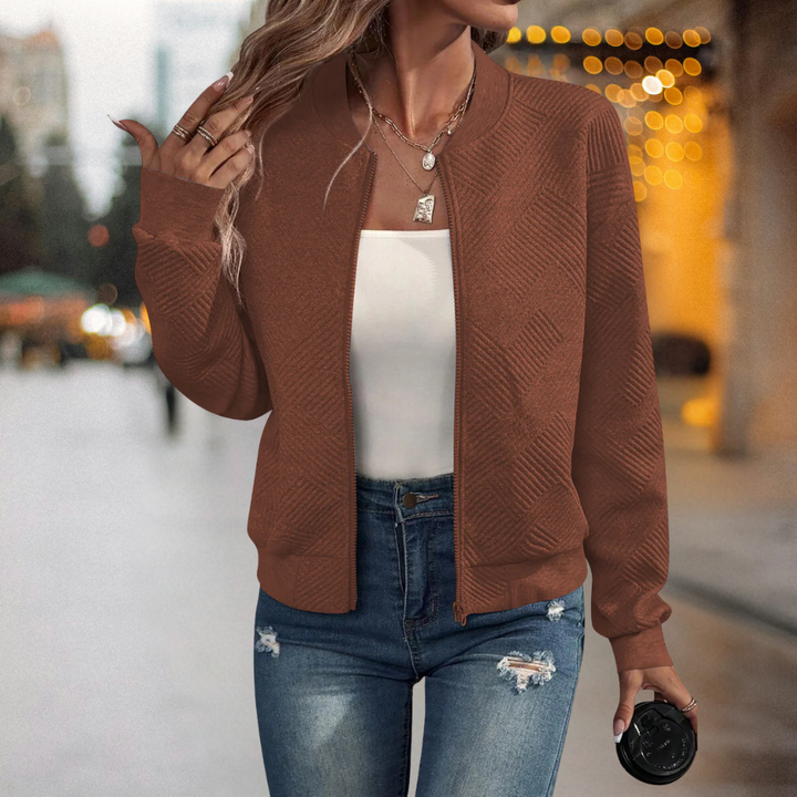 Fanny™ – Warm and Comfortable Structured Bomber Jacket