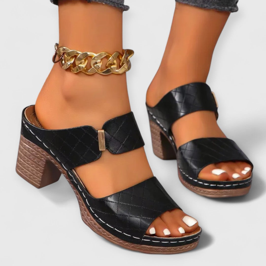 SHARA | Orthopaedic Comfort Sandals with Block Heel