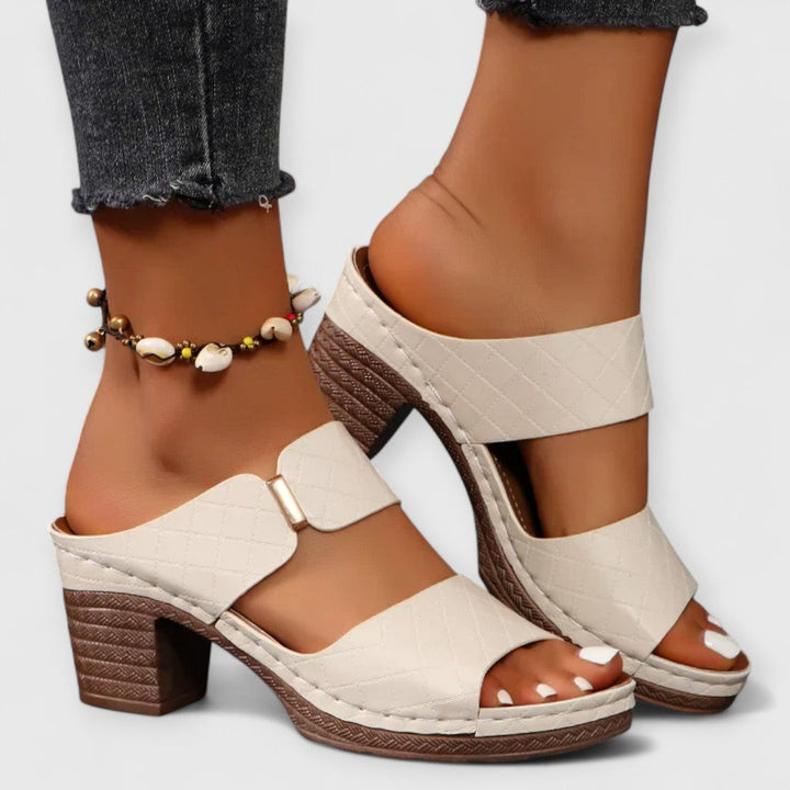 SHARA | Orthopaedic Comfort Sandals with Block Heel