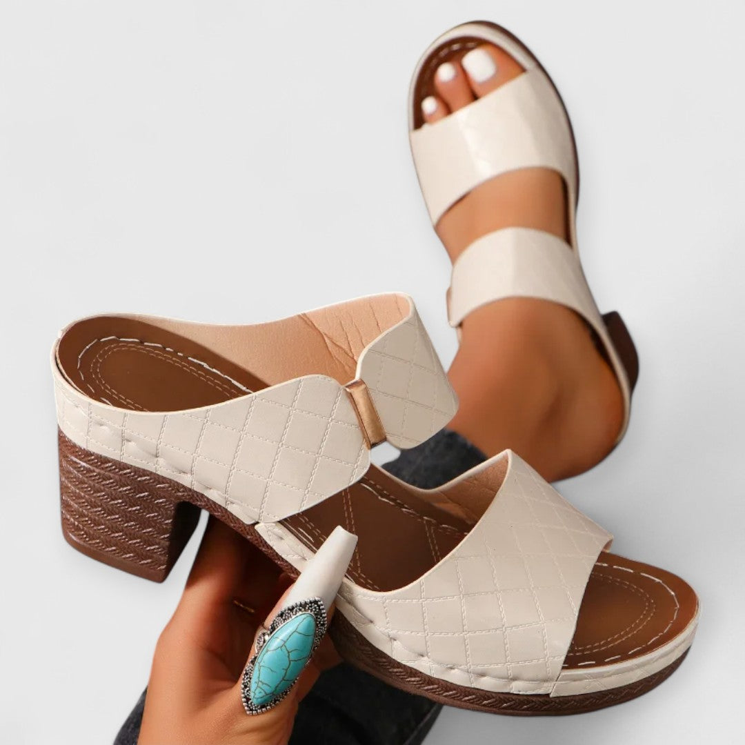 SHARA | Orthopaedic Comfort Sandals with Block Heel