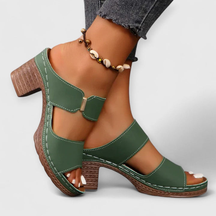 SHARA | Orthopaedic Comfort Sandals with Block Heel