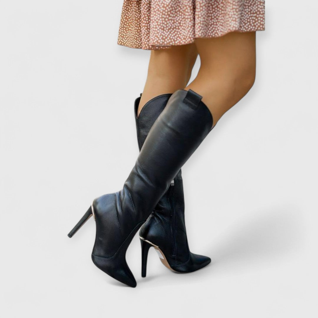 Kylie | Elegant Over-the-Knee Boots with Stiletto Heel