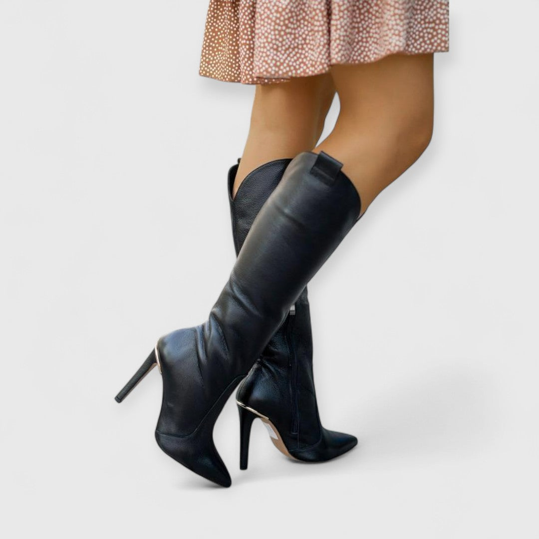 Kylie | Elegant Over-the-Knee Boots with Stiletto Heel