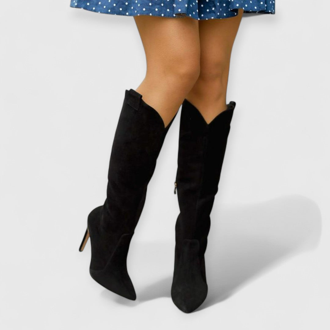 Kylie | Elegant Over-the-Knee Boots with Stiletto Heel