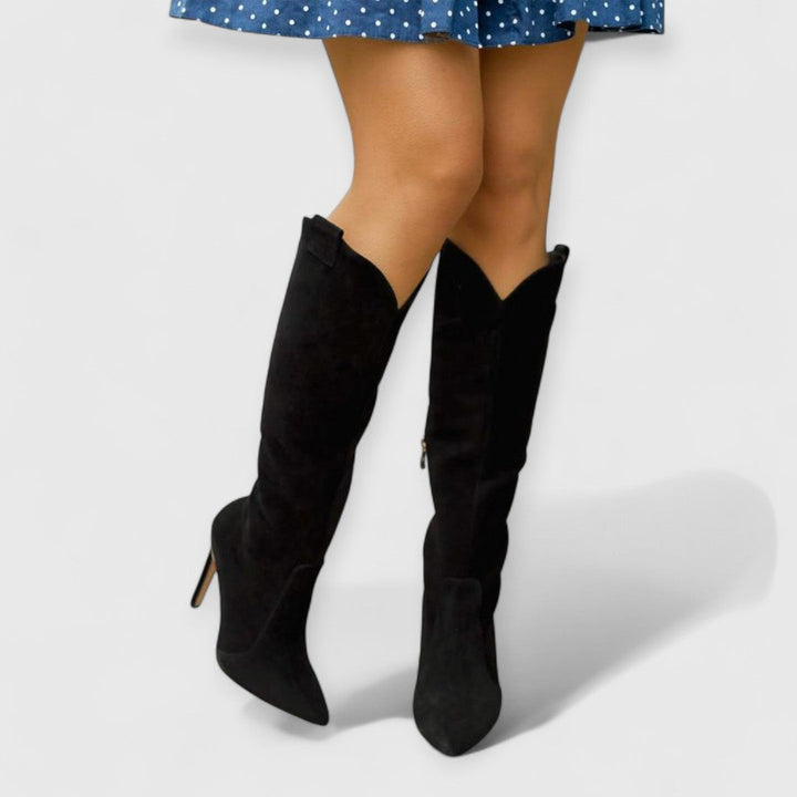 Kylie | Elegant Over-the-Knee Boots with Stiletto Heel