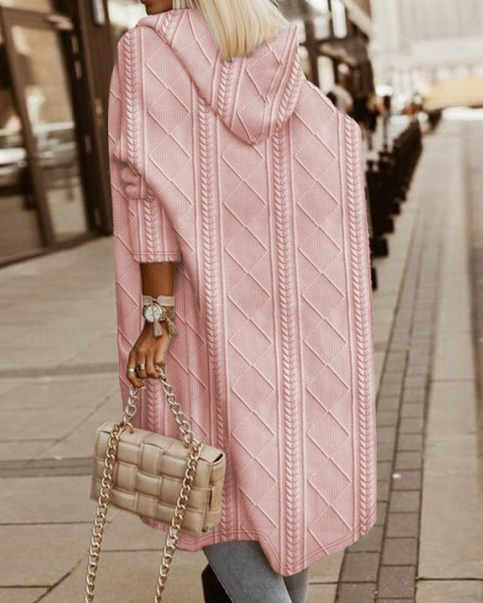 Monalisa | Long Hooded Cardigan