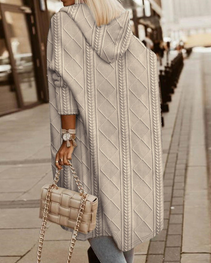 Monalisa | Long Hooded Cardigan