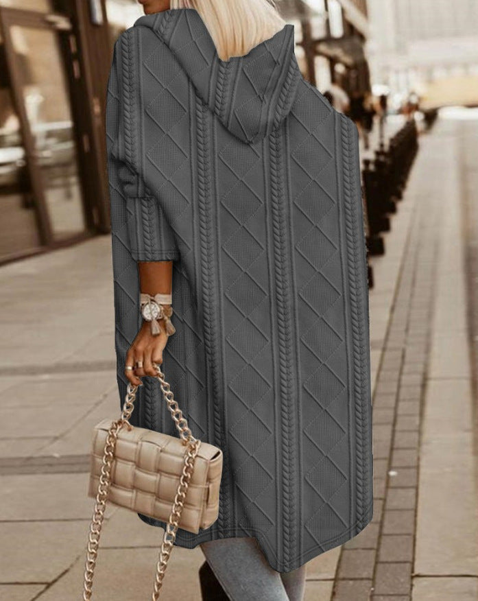 Mona Lisa - Long Hooded Cardigan