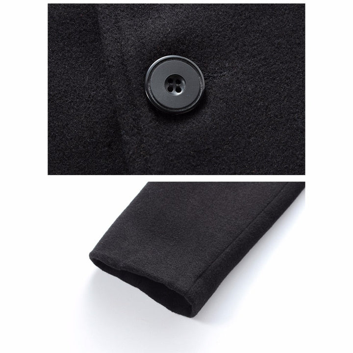 Xavion | Stylish Long Wool Coat