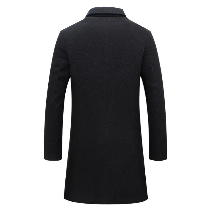 Xavion | Stylish Long Wool Coat